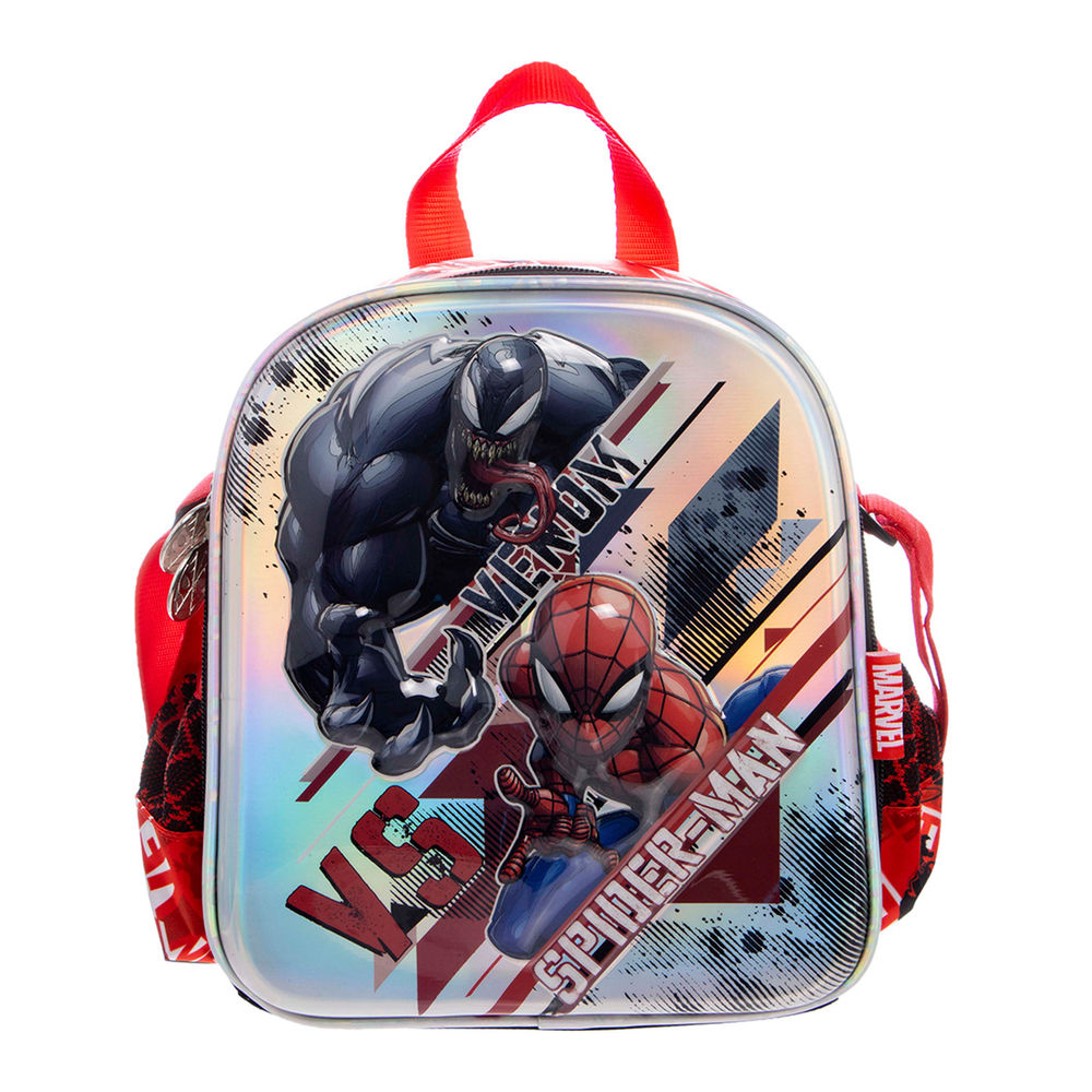 Lonchera Infantil Marvel Spider-man Vs Venom (3d Metálico) 3l (rojo)