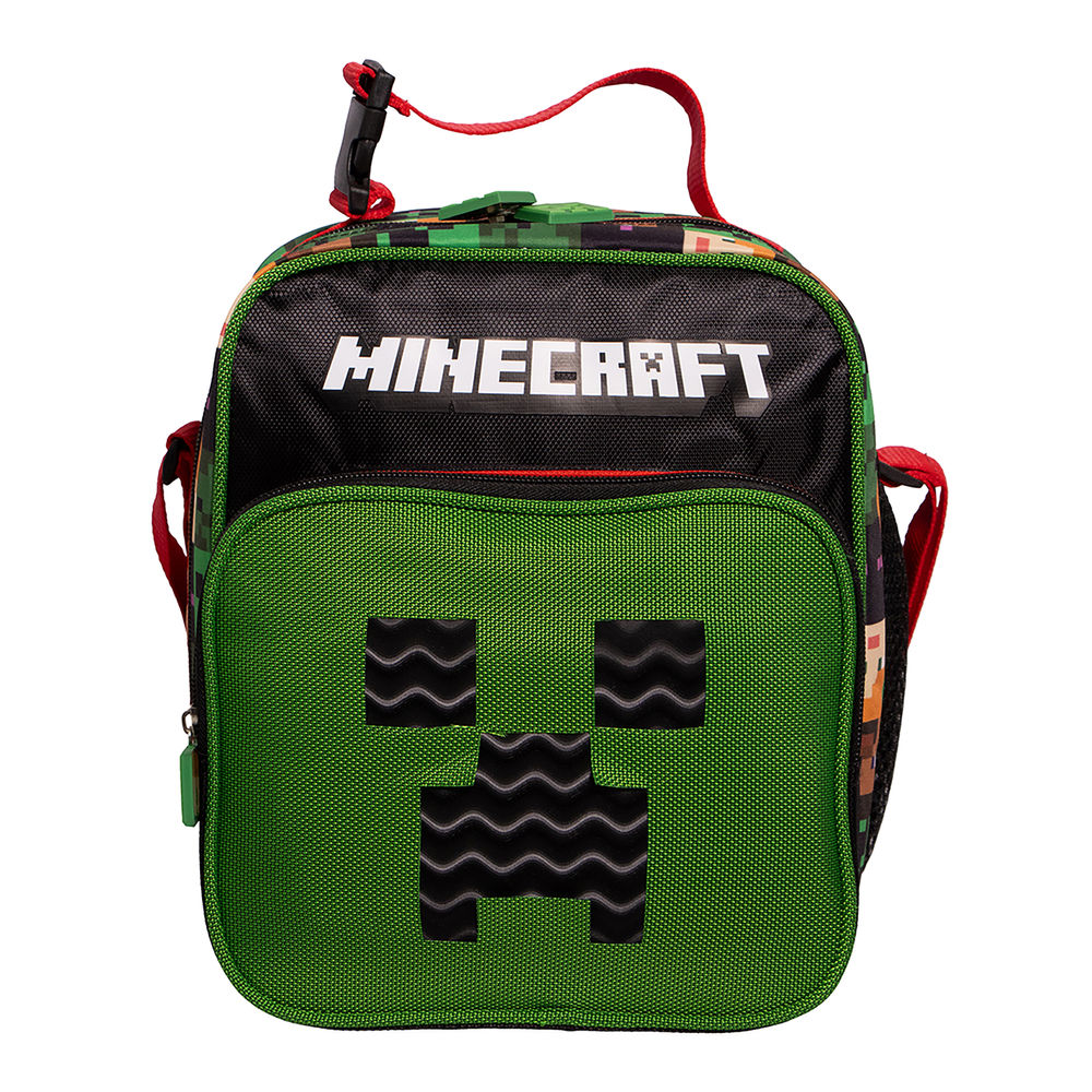Foto 2 pulgar | Lonchera Infantil Minecraft (creeper 3l Negro)