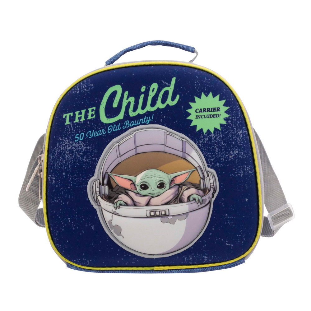 Lonchera Infantil The Mandalorian (3d Eva) 3l (azul)