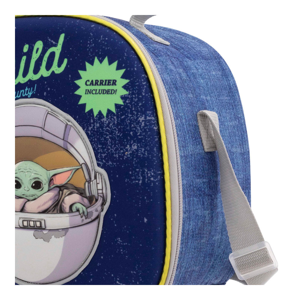 Foto 4 pulgar | Lonchera Infantil The Mandalorian (3d Eva) 3l (azul)