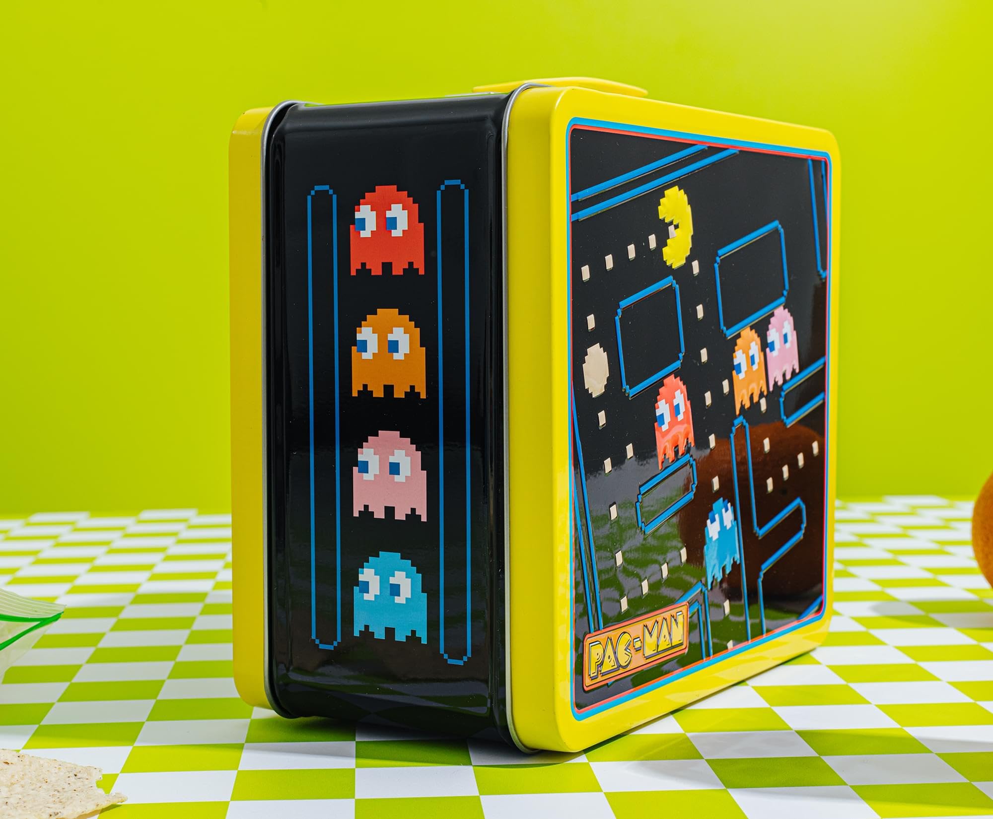 Foto 6 pulgar | Lonchera de Metal Toynk Pac-Man Estilo Retro - Venta Internacional