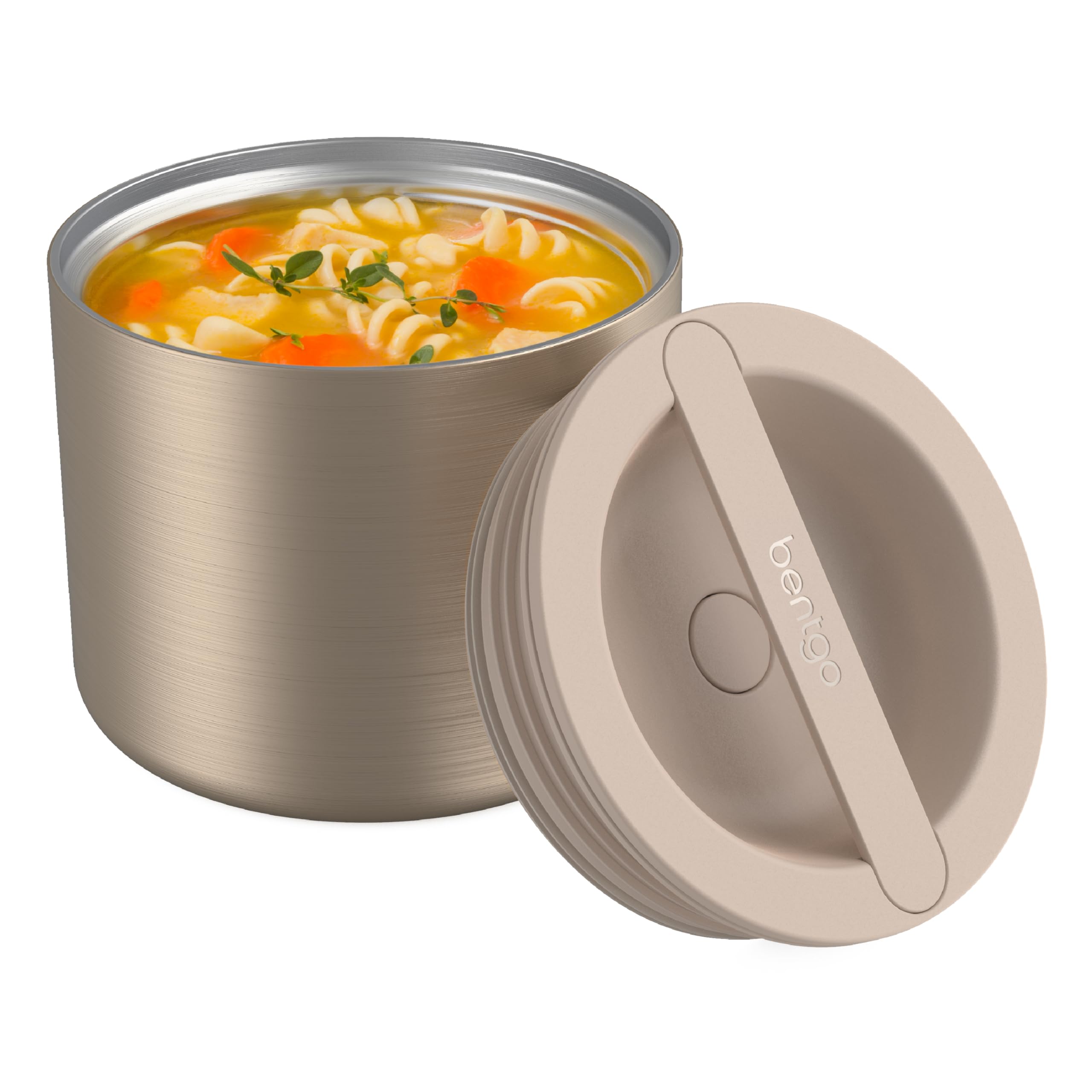 Foto 2 pulgar | Recipiente Para Alimentos Bentgo Con Aislamiento Inoxidable, 570 Ml (19 Oz), Dorado - Venta Internacional.