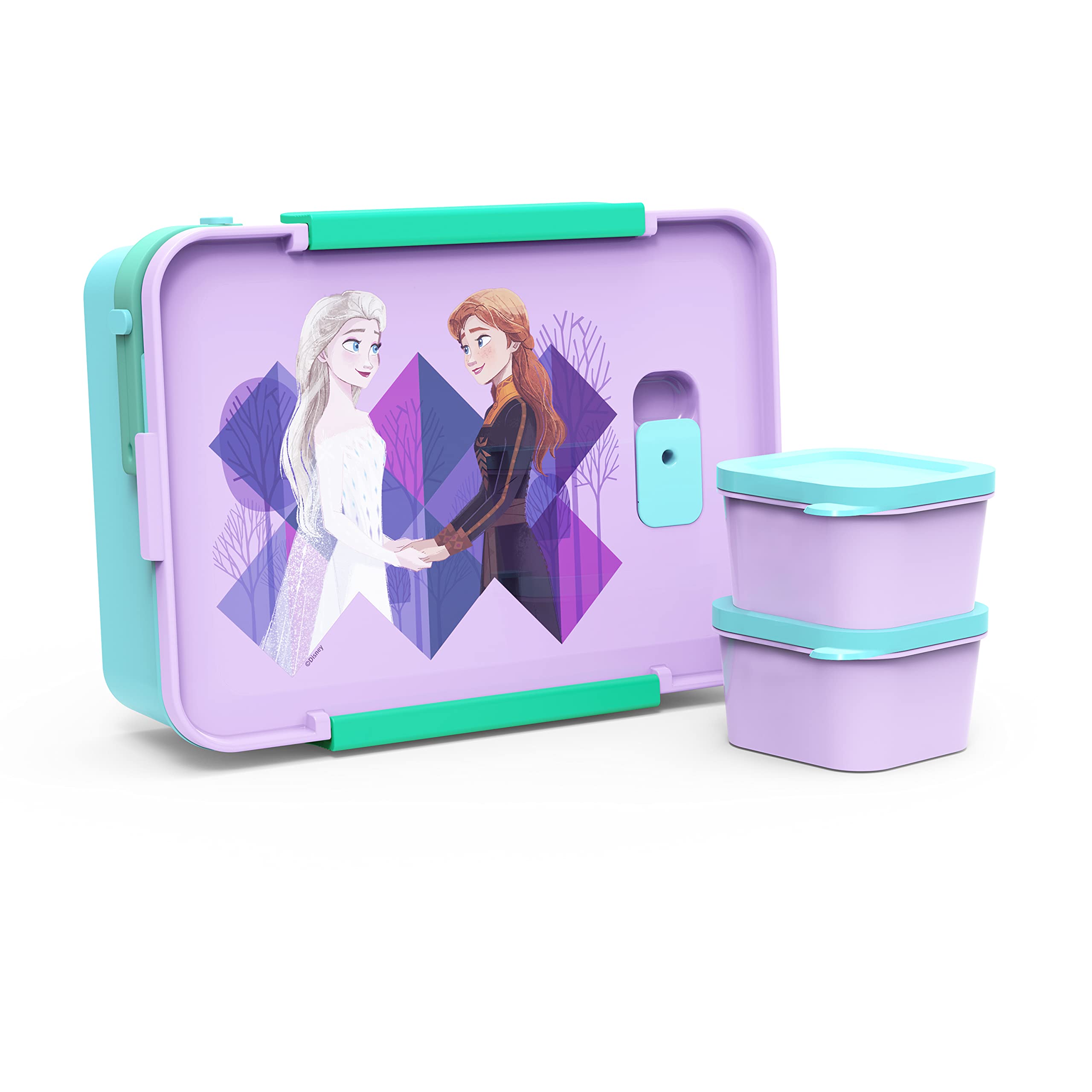 Bento Box Zak Designs Disney Frozen 2 De Plástico Reutilizable - Venta Internacional.