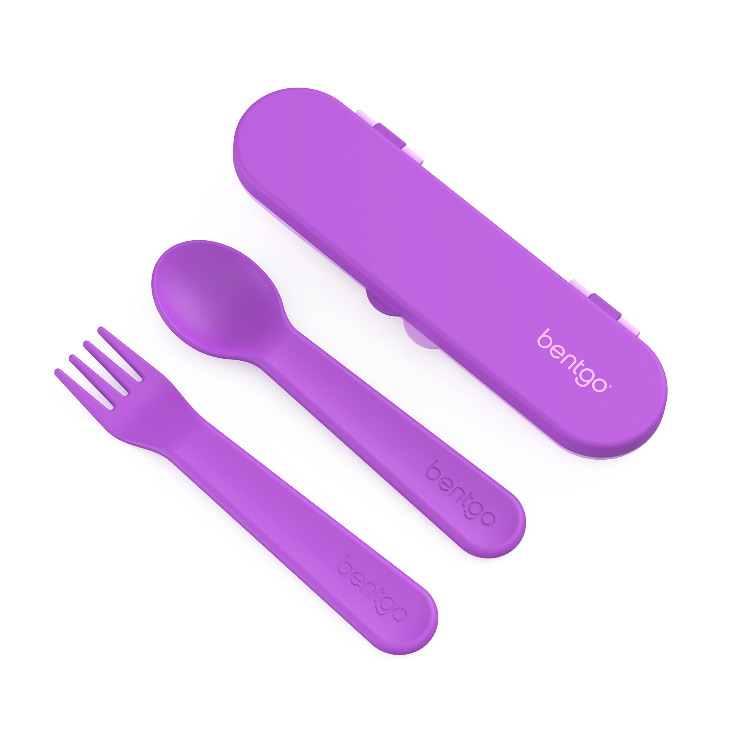 Foto 1 | Juego De Utensilios Bentgo Kids De Plástico Reutilizable Con Funda De Almacenamiento - Venta Internacional.