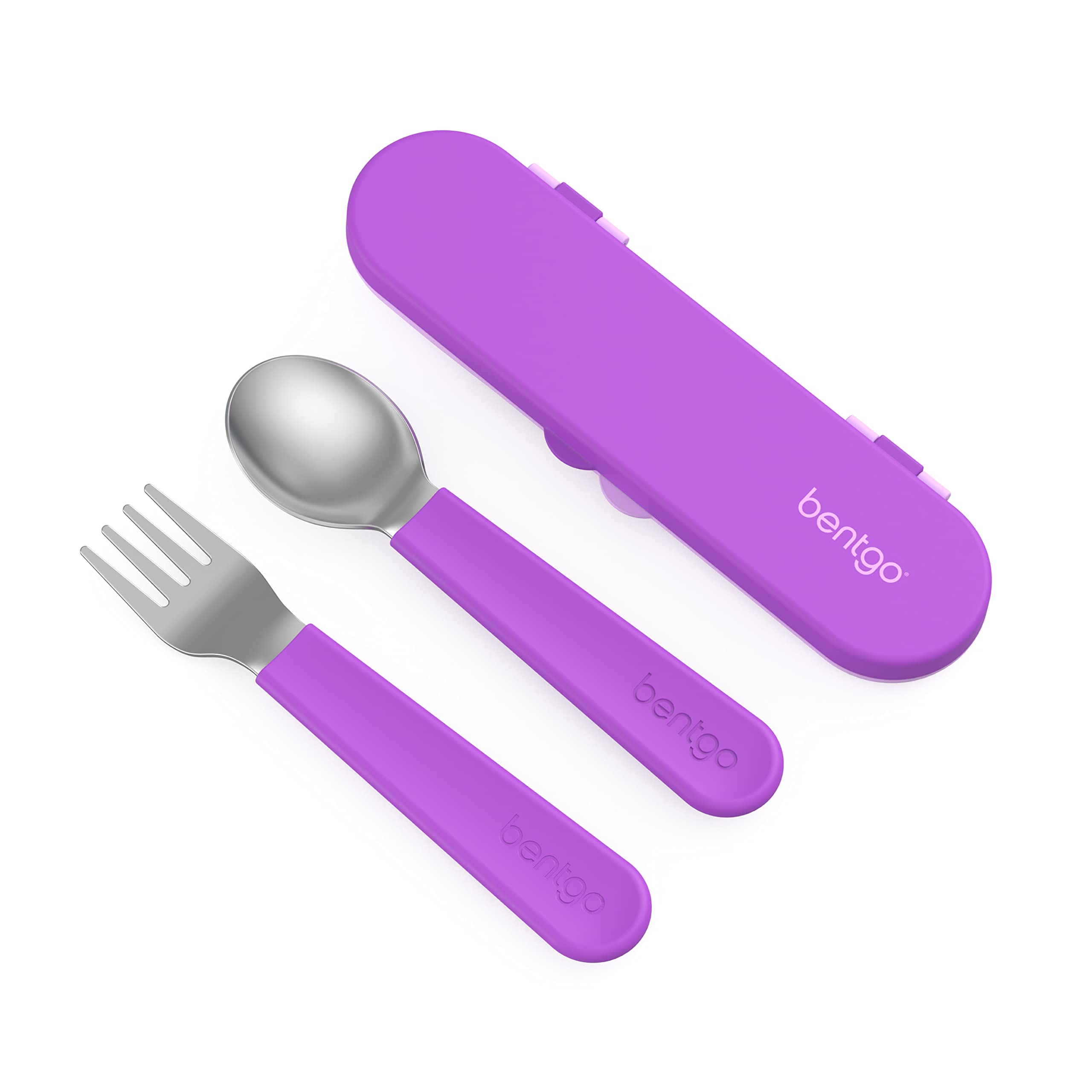 Foto 2 pulgar | Juego De Utensilios Bentgo Kids De Acero Inoxidable Con Funda De Almacenamiento - Venta Internacional.