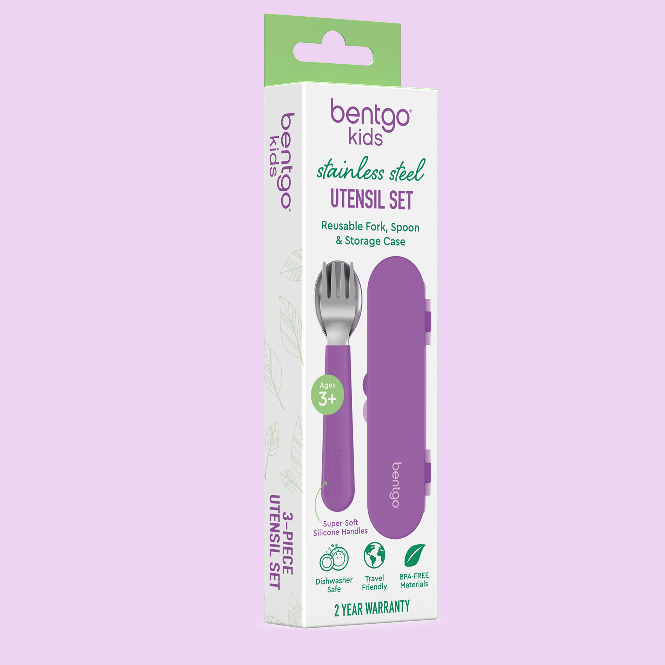 Foto 8 pulgar | Juego De Utensilios Bentgo Kids De Acero Inoxidable Con Funda De Almacenamiento - Venta Internacional.