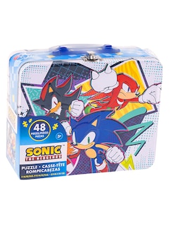 Foto 2 | Lonchera Con Rompecabezas De 48 Pzas Sonic