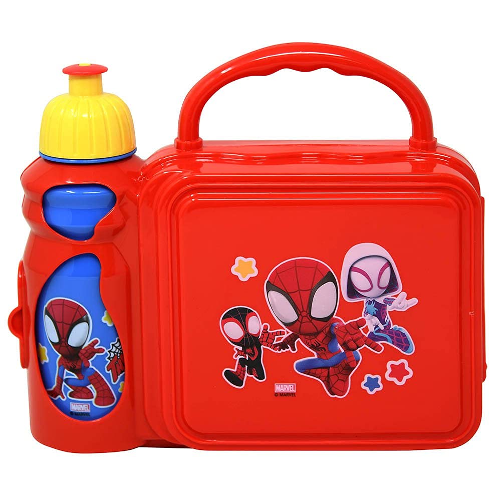 Lonchera Zak Designs Spiderman Con Botella De Agua De 250 Ml - Venta Internacional.