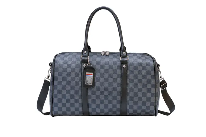 Lonchera Xtellar Bolsa De Viaje Unisex, Impermeable Gran Capacidad 35l Color Negro Tartan
