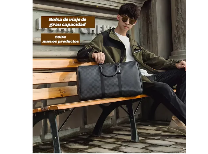 Foto 3 pulgar | Lonchera Xtellar Bolsa De Viaje Unisex, Impermeable Gran Capacidad 35l Color Negro Tartan
