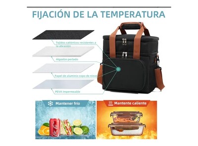 Foto 5 | Lonchera Con Doble Capa De Aislamiento, 14 L