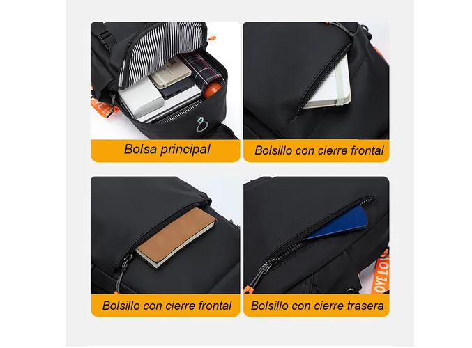 Foto 6 pulgar | Pechera De Moda Casual Bandolera De Hombro Para Hombre
