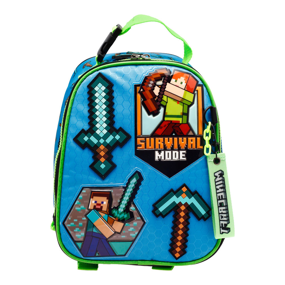 Foto 2 pulgar | Lonchera Infantil Microsoft Minecraft 4 L