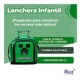 Foto 3 | Lonchera Infantil Microsoft Minecraft 4 L