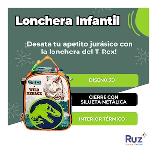Foto 3 | Lonchera Infantil Universal Jurassic World Evergreen 4 L