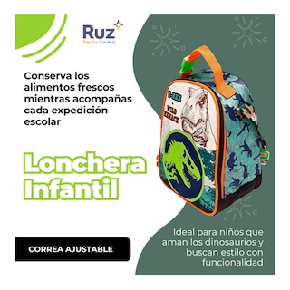 Foto 4 | Lonchera Infantil Universal Jurassic World Evergreen 4 L