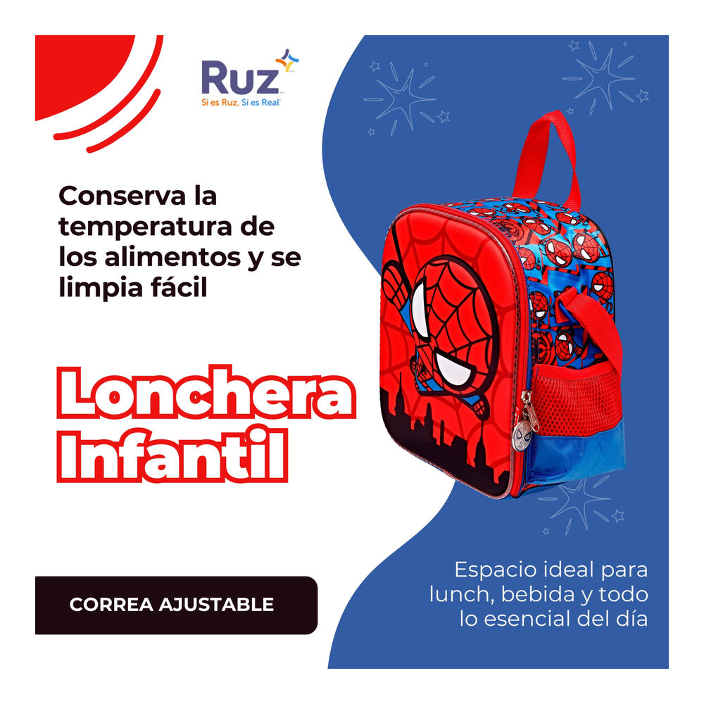 Foto 5 pulgar | Lonchera Infantil Marvel Spider-man 4 L