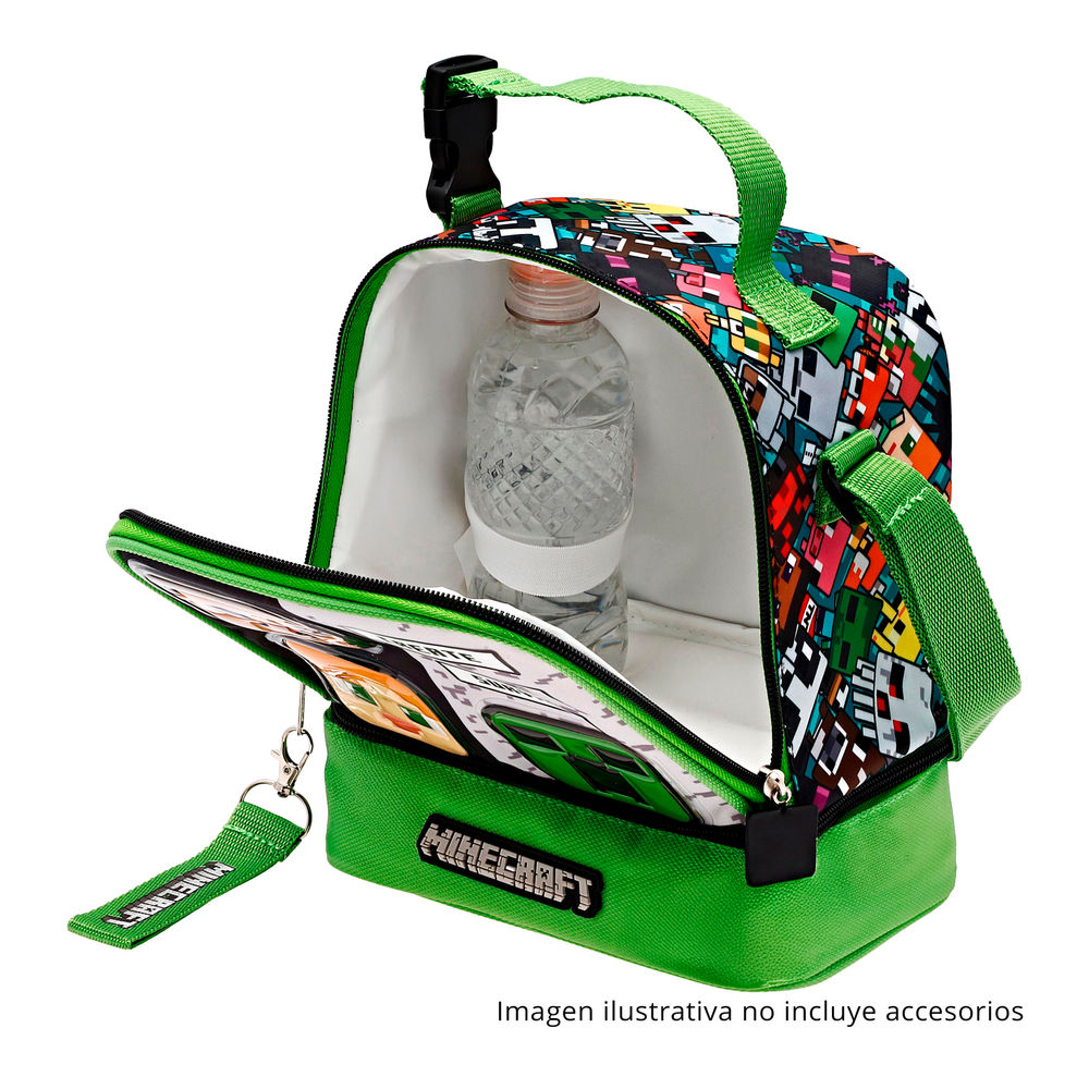 Foto 6 pulgar | Lonchera Infantil Microsoft Minecraft 4 L