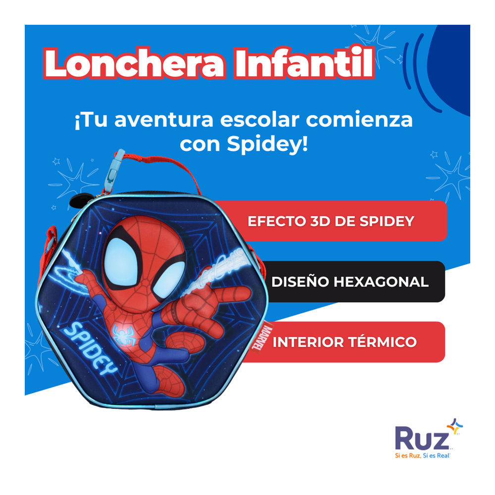 Foto 4 pulgar | Lonchera Infantil Marvel Spidey And His Amazing Friends 4 L