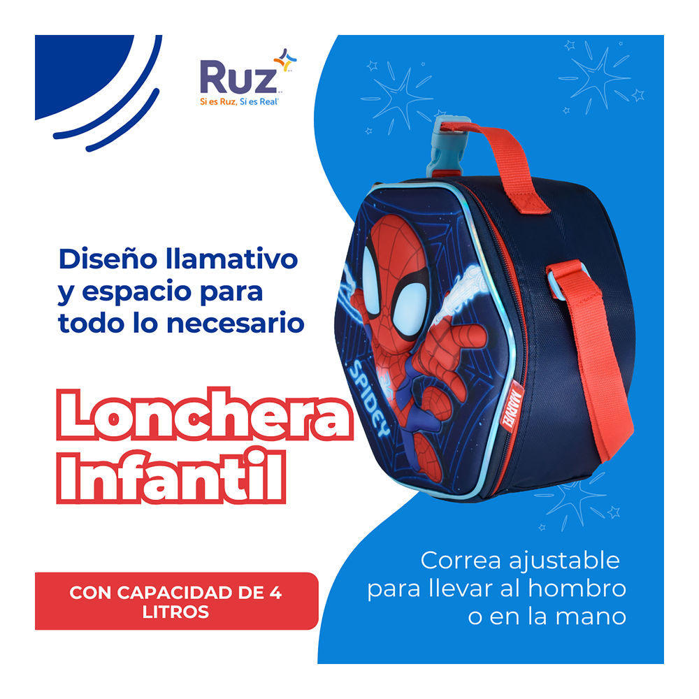 Foto 5 pulgar | Lonchera Infantil Marvel Spidey And His Amazing Friends 4 L