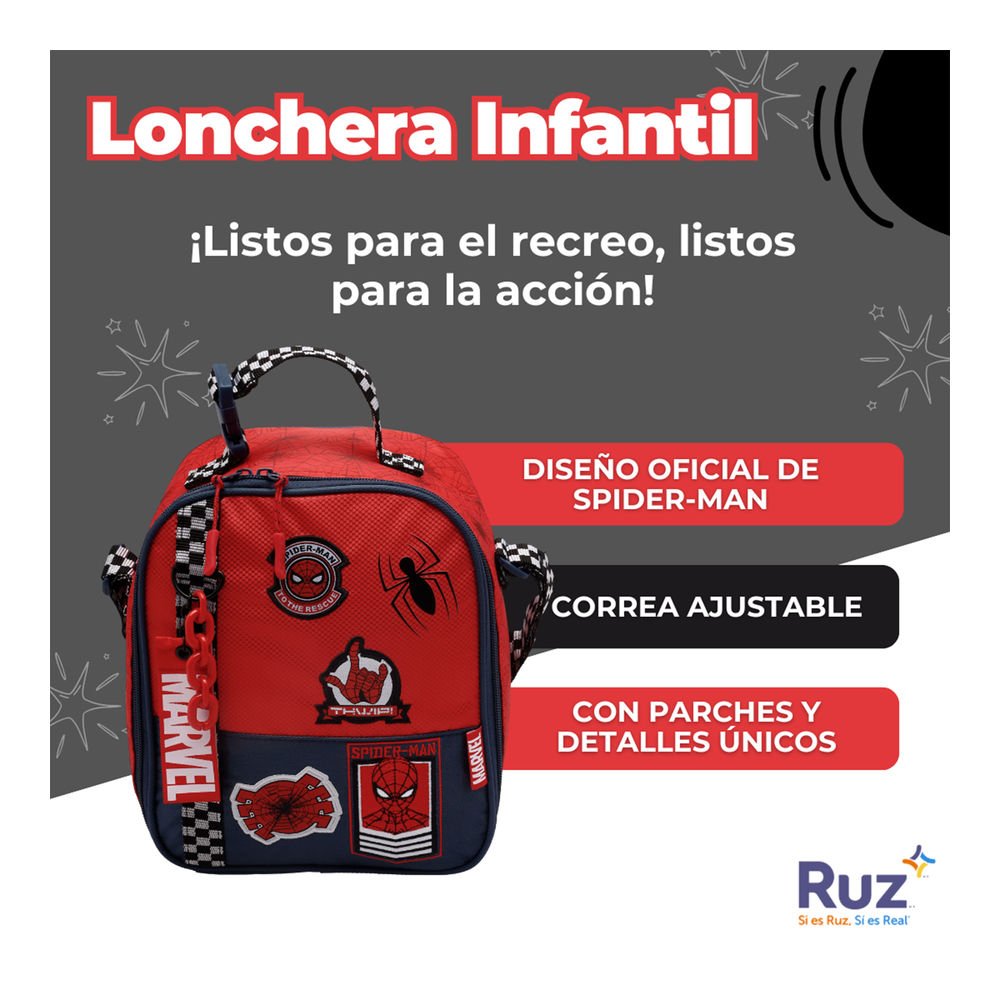 Foto 4 pulgar | Lonchera Infantil Marvel Spider-man 4 L