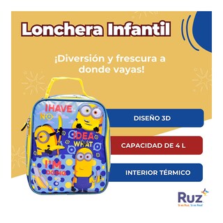 Foto 3 | Lonchera Infantil Universal Minions Evergreen 4 L