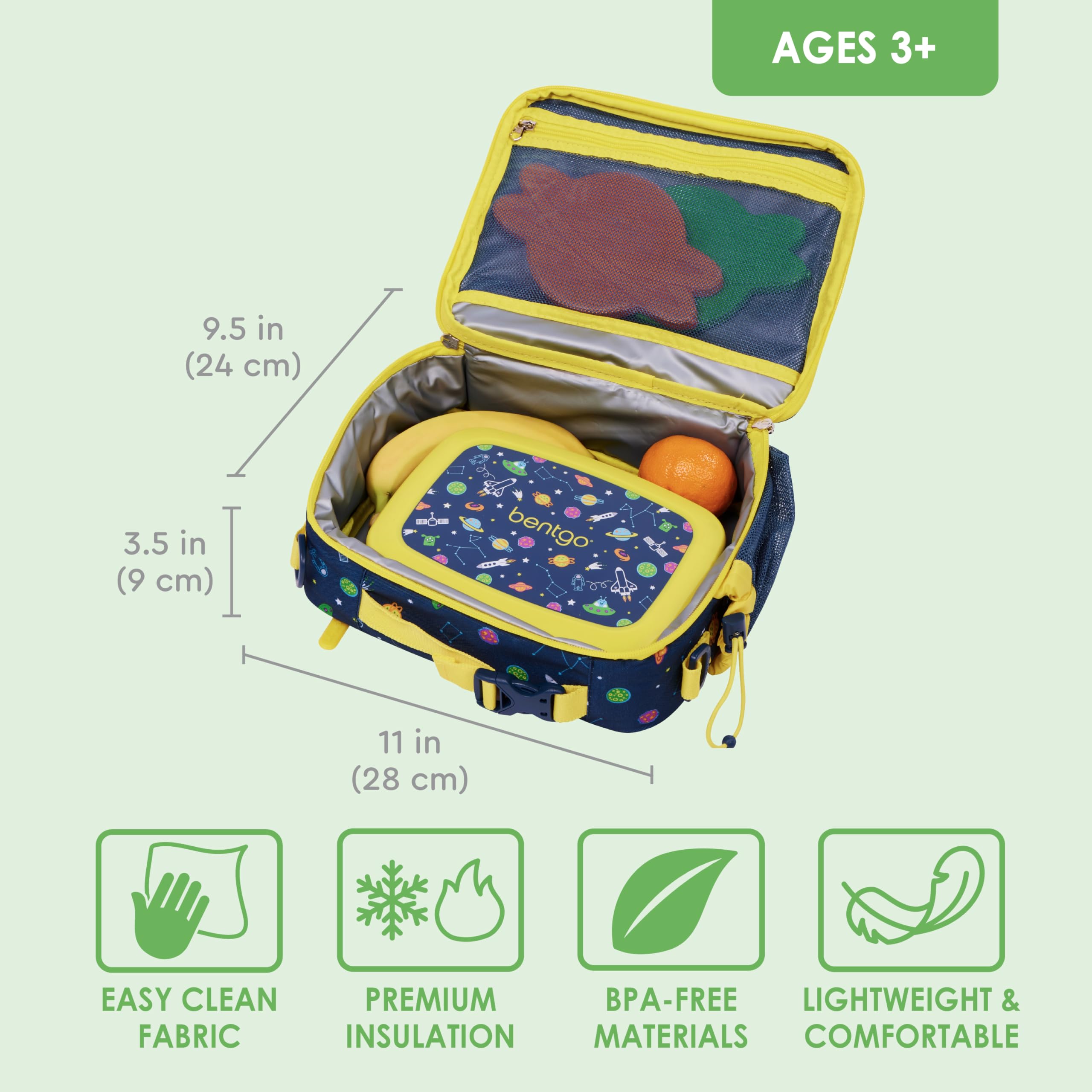 Foto 4 pulgar | Bolsa De Almuerzo Bentgo Kids Duradera Con Doble Aislamiento Durante Más De 3 Años - Venta Internacional.