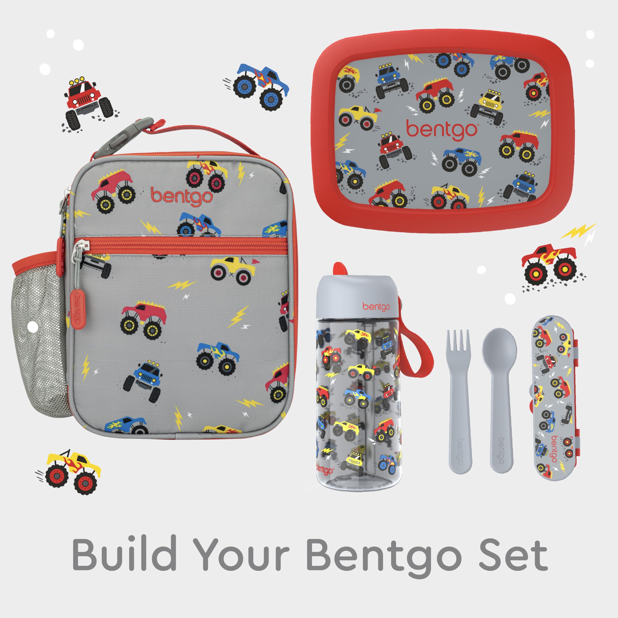 Foto 7 | Bolsa De Almuerzo Bentgo Kids Con Aislamiento Para Camiones Resistentes Al Agua - Venta Internacional.
