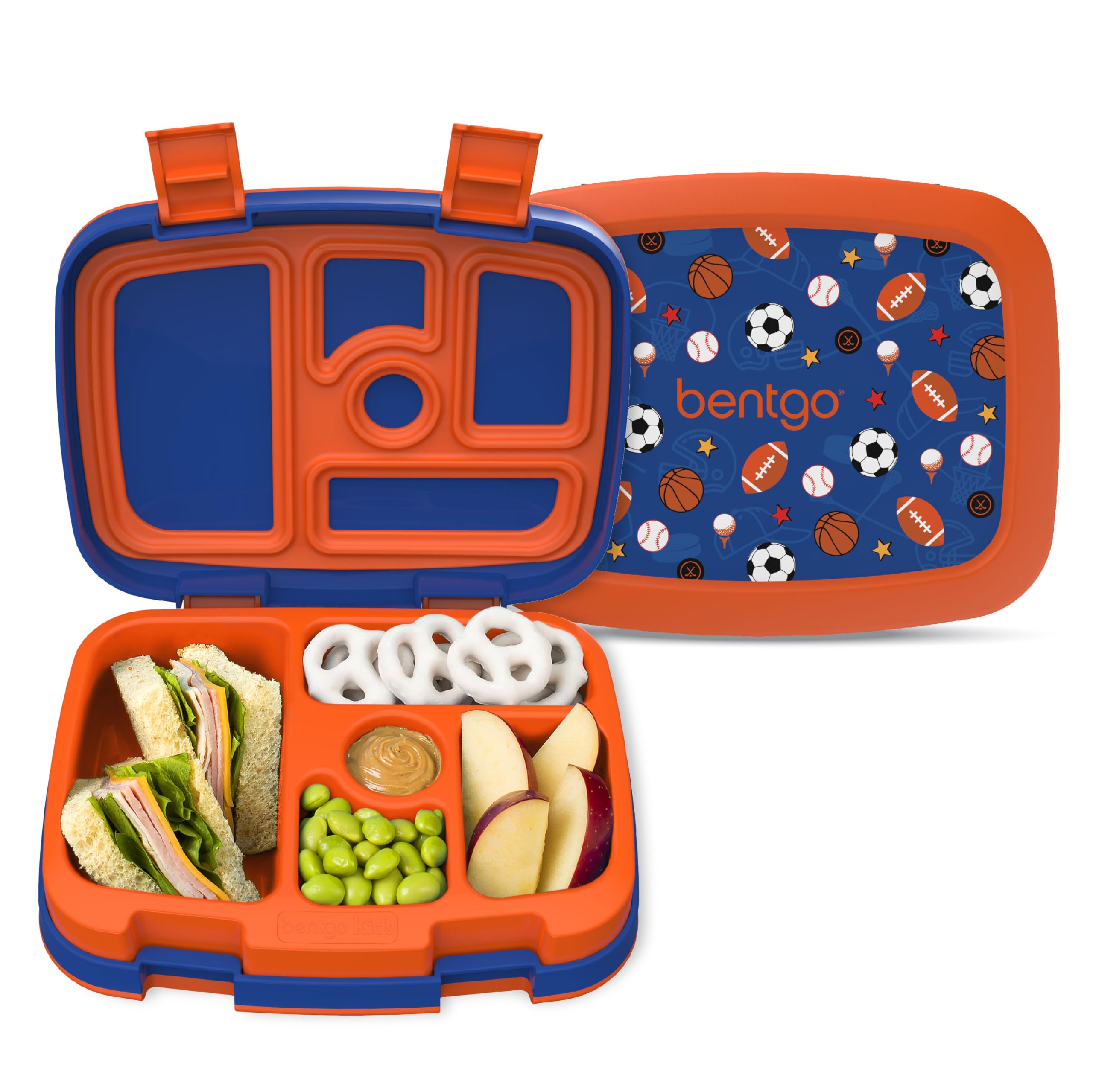 Fiambrera Bentgo Kids Prints, A Prueba De Fugas, 5 Compartimentos, Bpa-fr - Venta Internacional.