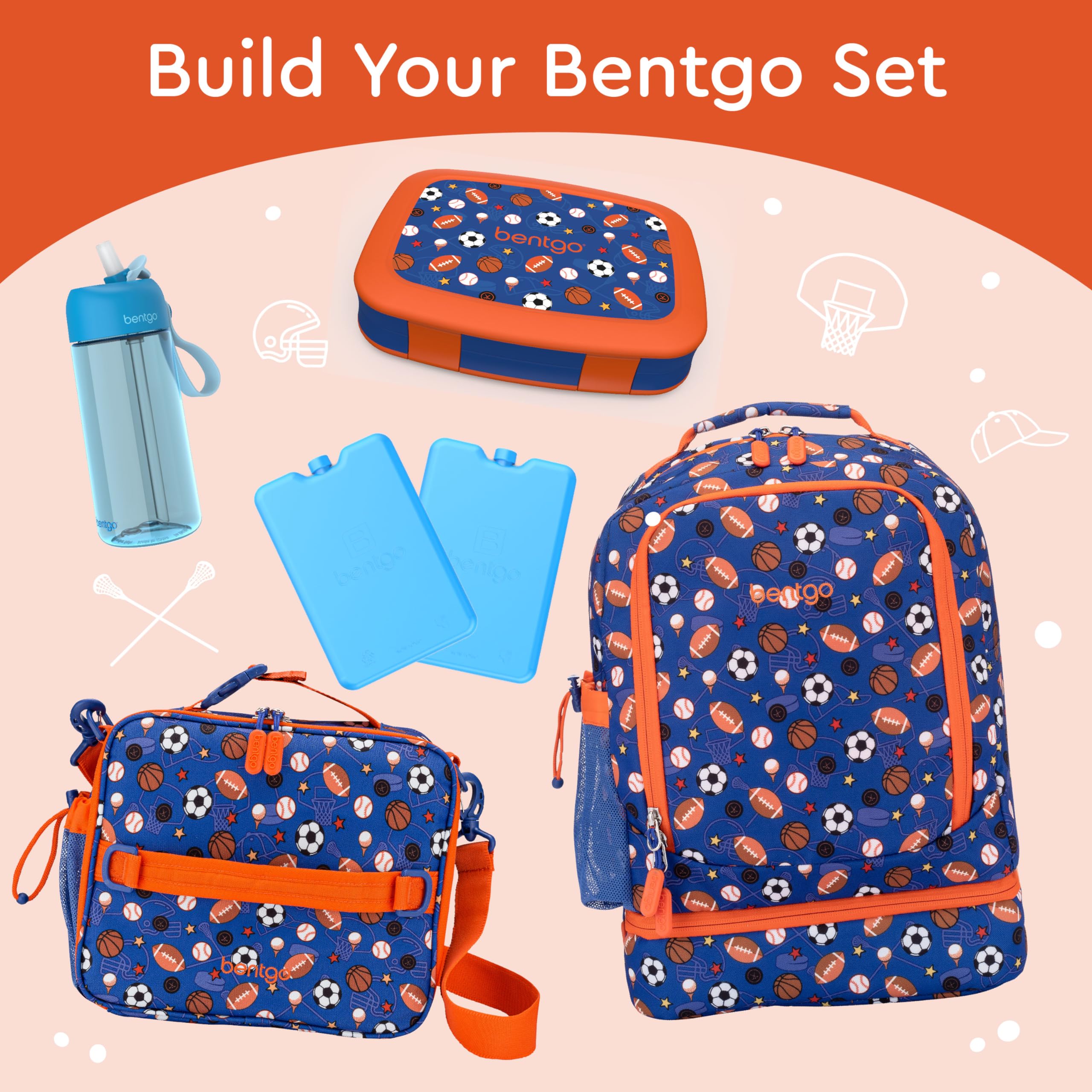 Foto 6 | Fiambrera Bentgo Kids Prints, A Prueba De Fugas, 5 Compartimentos, Bpa-fr - Venta Internacional.