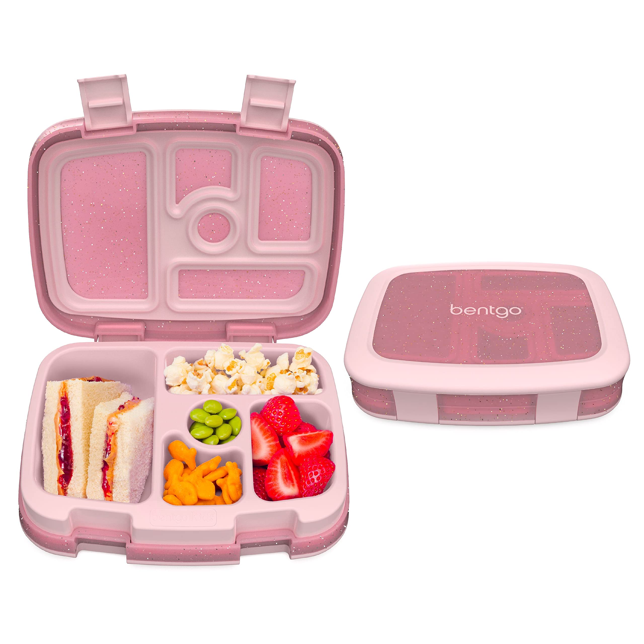 Foto 1 | Fiambrera Bentgo Kids Glitter Edition Con 5 Compartimentos, Color Rosa - Venta Internacional.