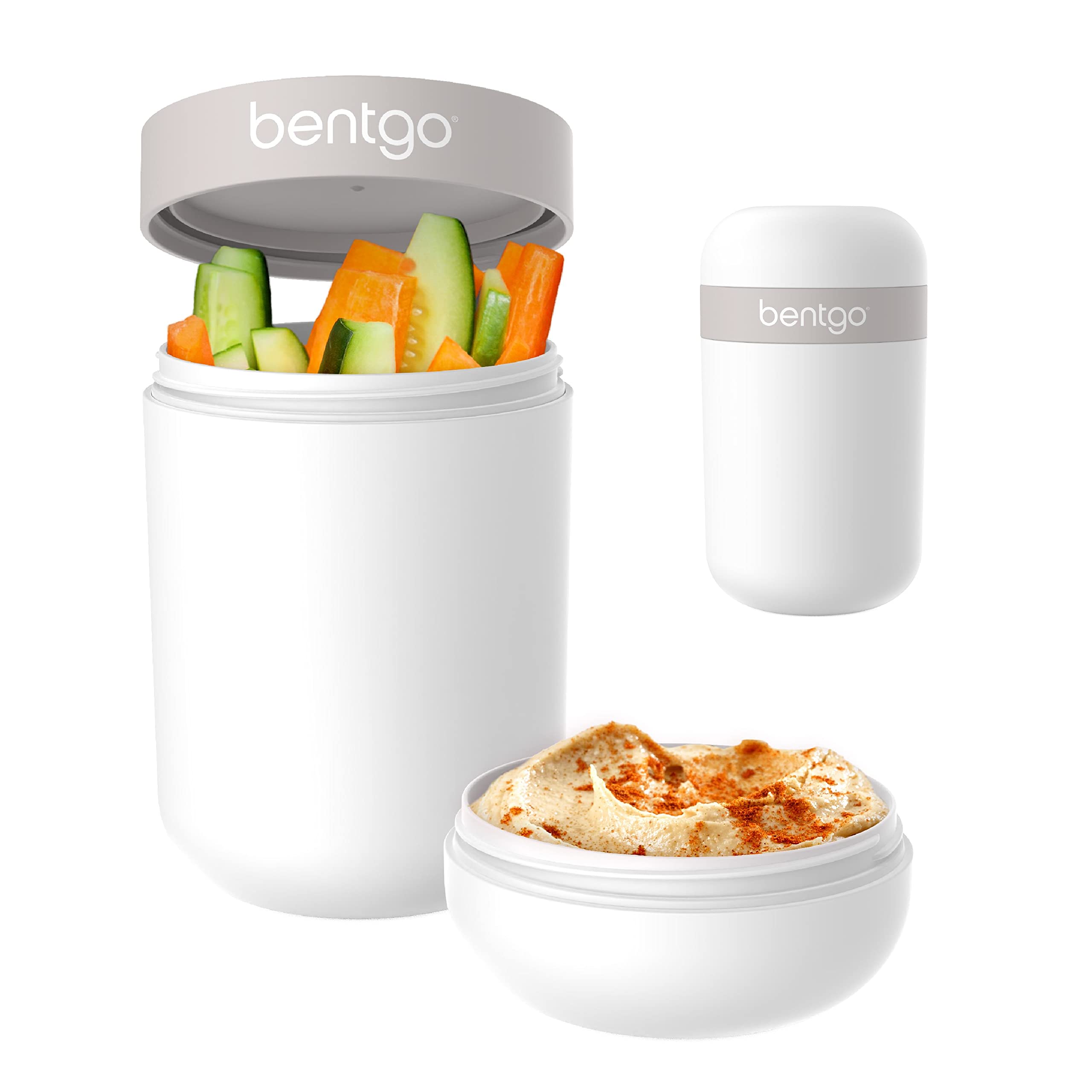 Foto 2 pulgar | Vaso Para Aperitivos Bentgo, Reutilizable, A Prueba De Fugas, 480 Ml, Blanco - Venta Internacional.