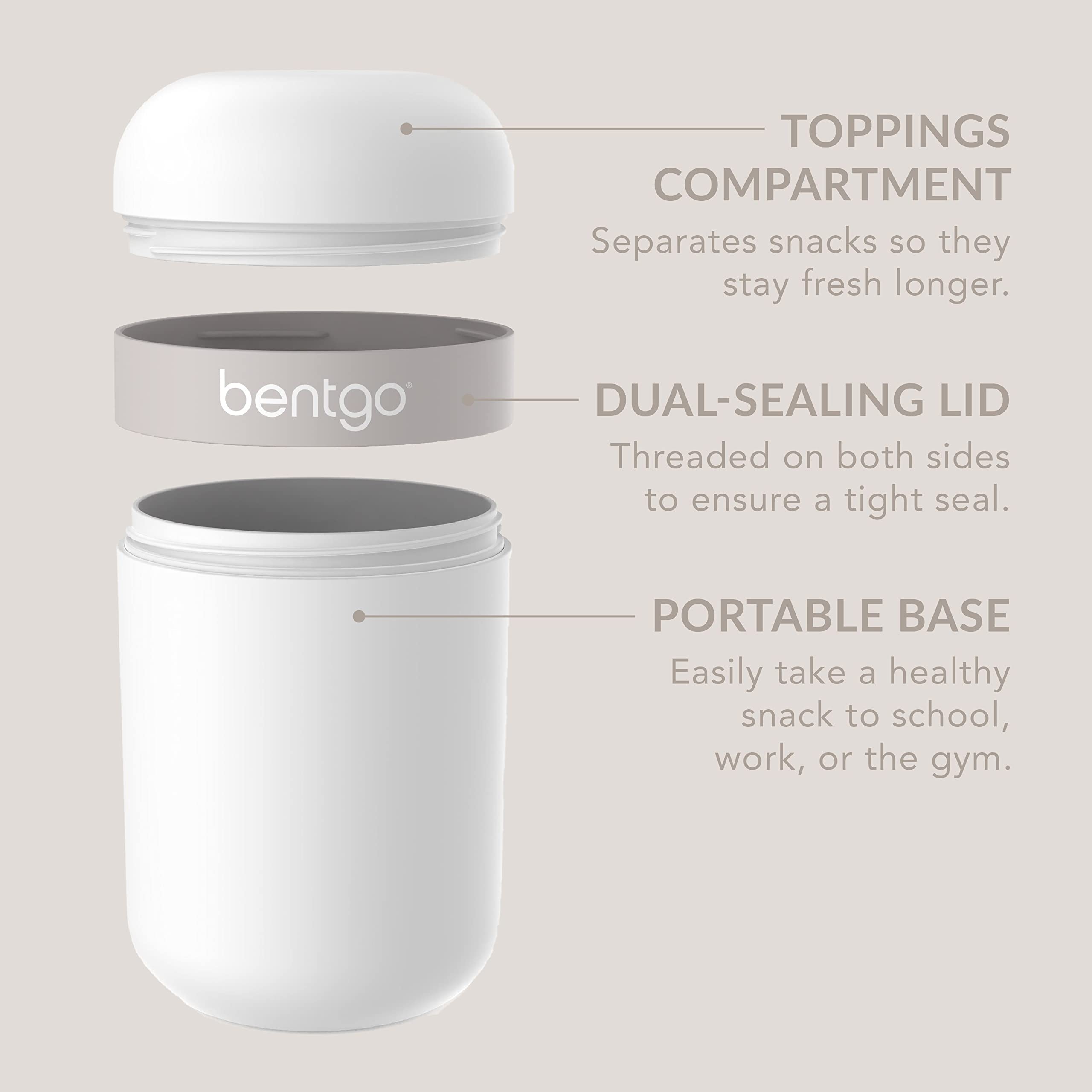 Foto 4 | Vaso Para Aperitivos Bentgo, Reutilizable, A Prueba De Fugas, 480 Ml, Blanco - Venta Internacional.