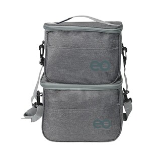 Foto 1 | 2pcs Lonchera Térmica Correa Hombro Almuerzo Eo Safe Imports Esi-19522 Gris