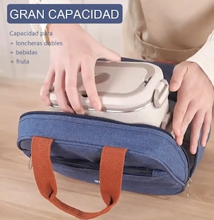Foto 2 | Elegante Lonchera Termica Xtellar – Preservación Duradera Para Hombre Y Mujer