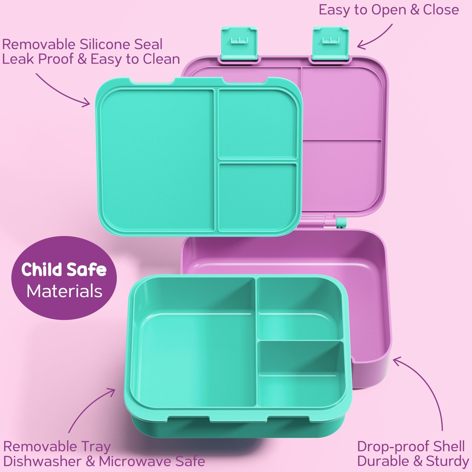 Foto 6 | Set De Loncheras Fimibuke Kids Bento Box Con Termo Para Comida - Venta Internacional.
