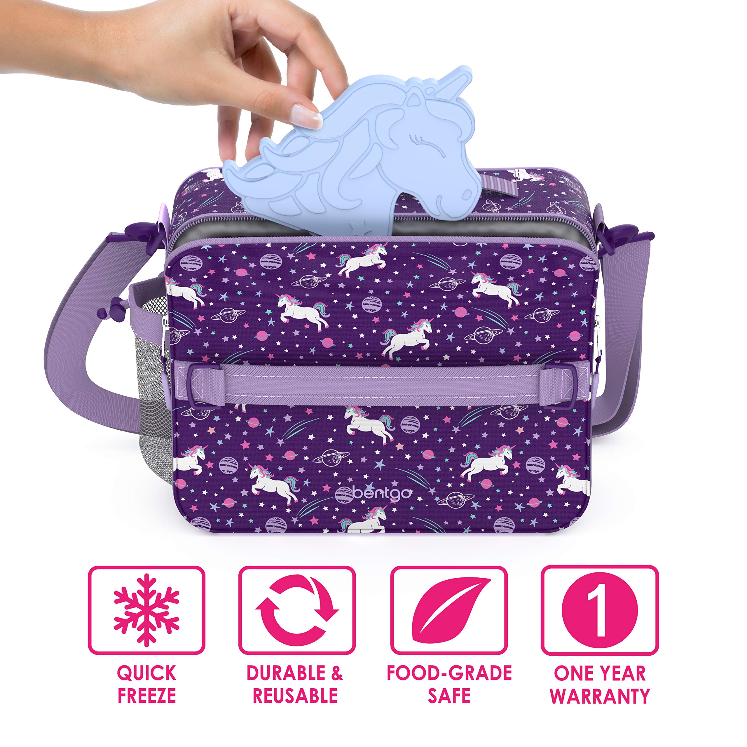 Foto 3 | Paquetes De Hielo Reutilizables Bentgo Buddies Para Loncheras, Paquete De 4 - Venta Internacional.
