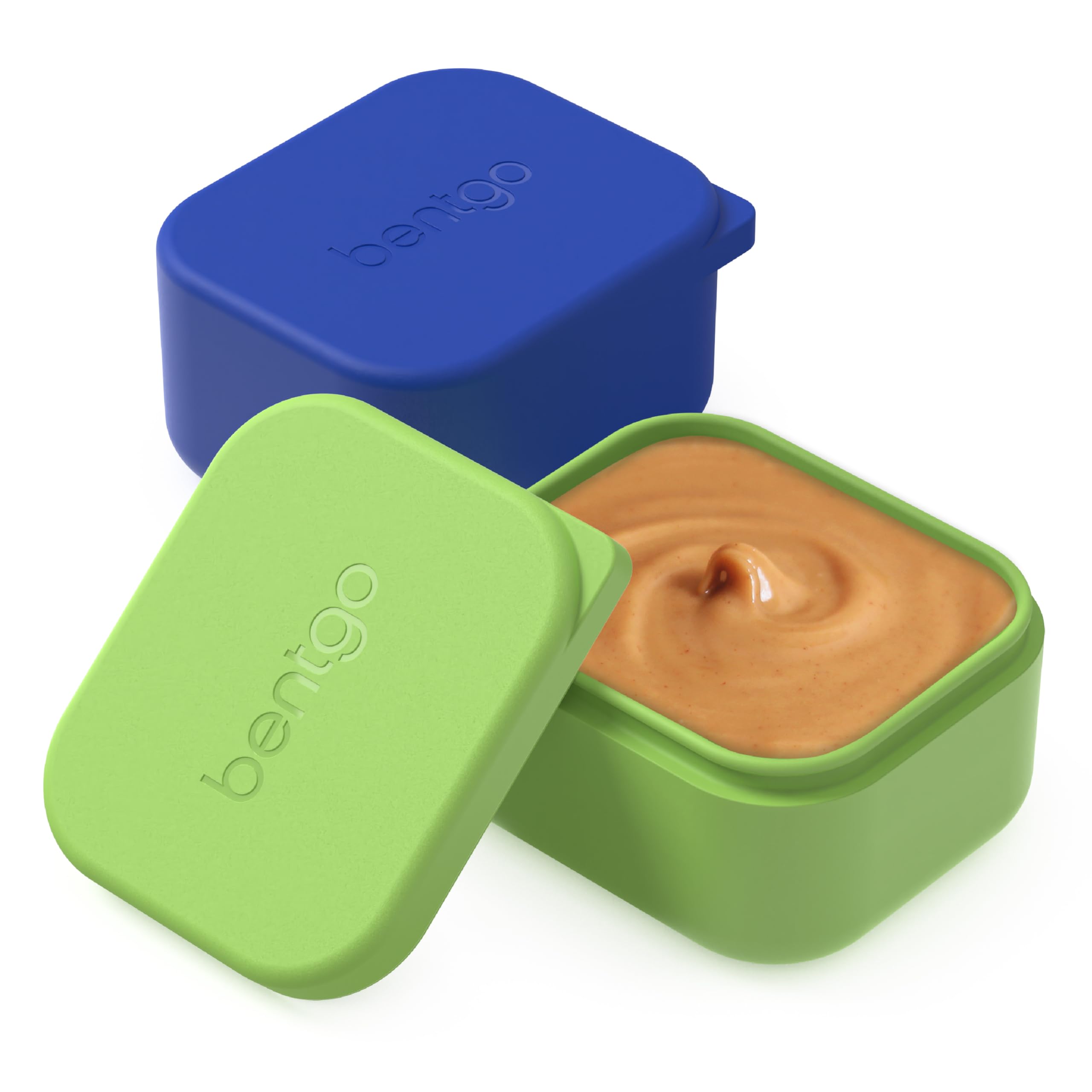 Foto 1 | Set De Recipientes De Silicona Bentgo Sidekicks, Paquete De 2 Unidades, 80 Ml, Azul Y Verde - Venta Internacional.
