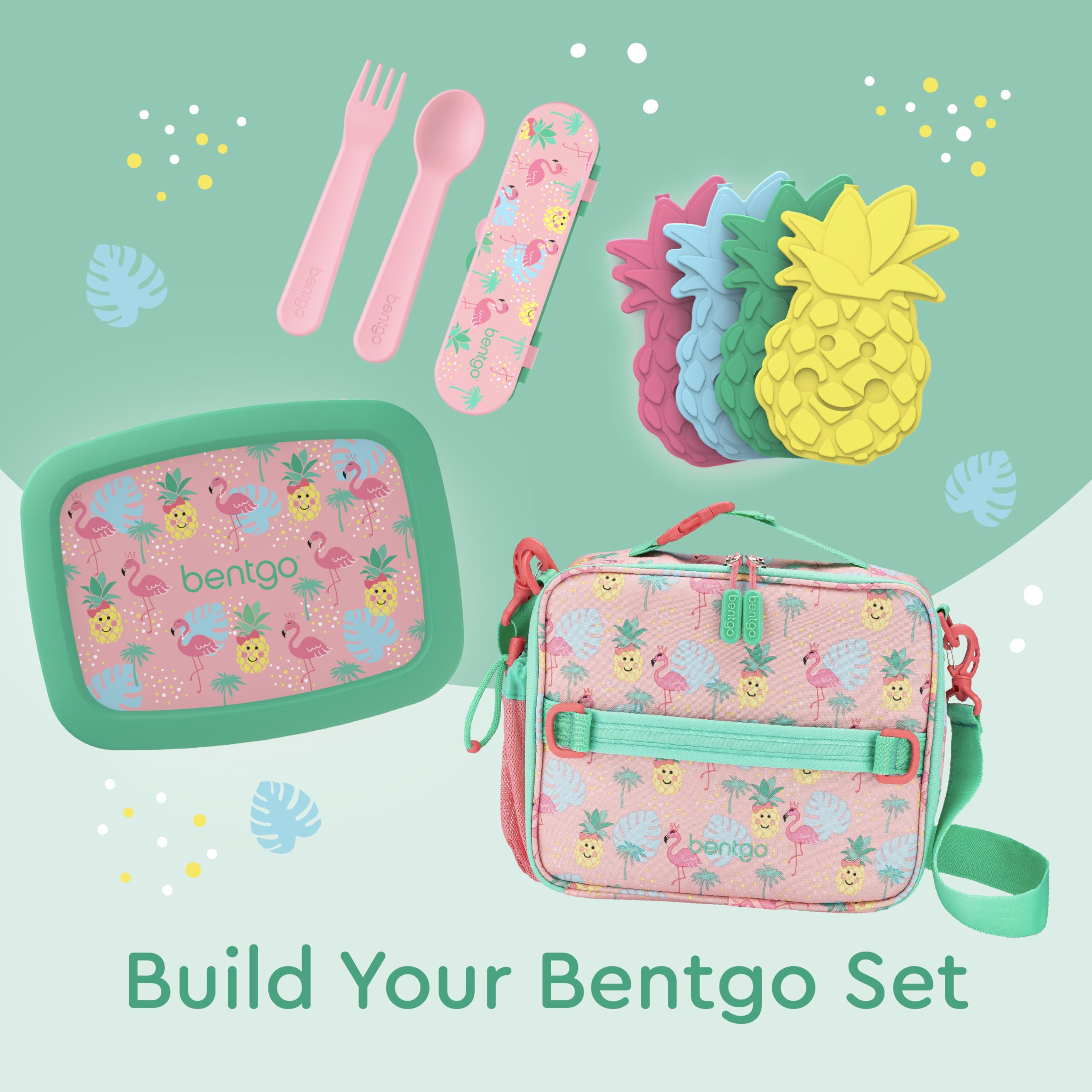 Foto 6 pulgar | Bolsa De Almuerzo Bentgo Kids Duradera Con Doble Aislamiento Tropical - Venta Internacional.