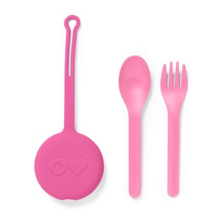 Foto 1 | Juego De Utensilios Omie Omiebox Kids Con Funda De Plástico 2p Reutilizable - Venta Internacional.
