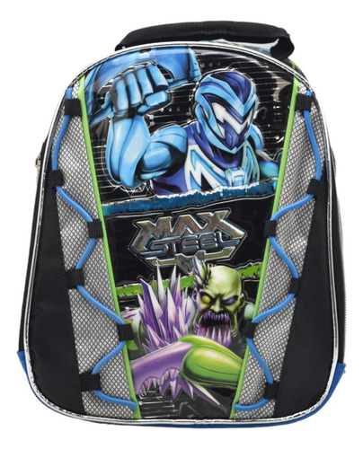 Foto 2 pulgar | Lonchera Termica Max Steel Estampado Relieve 113526 Ruz