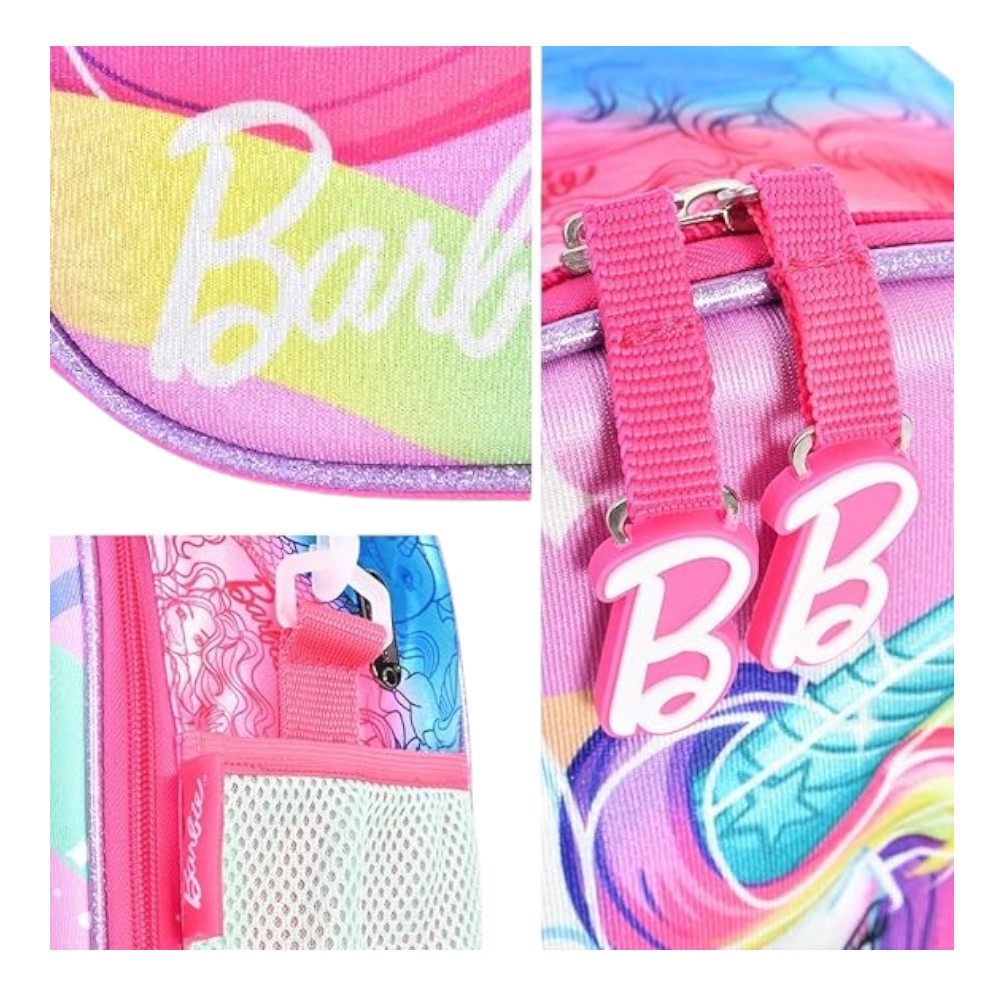 Foto 5 pulgar | Lonchera Termico Escolar Escolar Barbie Unicornio Yadatex Brb014-lb052a