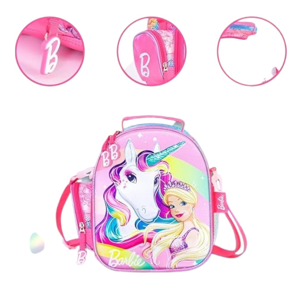 Foto 5 | Lonchera Termico Escolar Escolar Barbie Unicornio Yadatex Brb014-lb052a