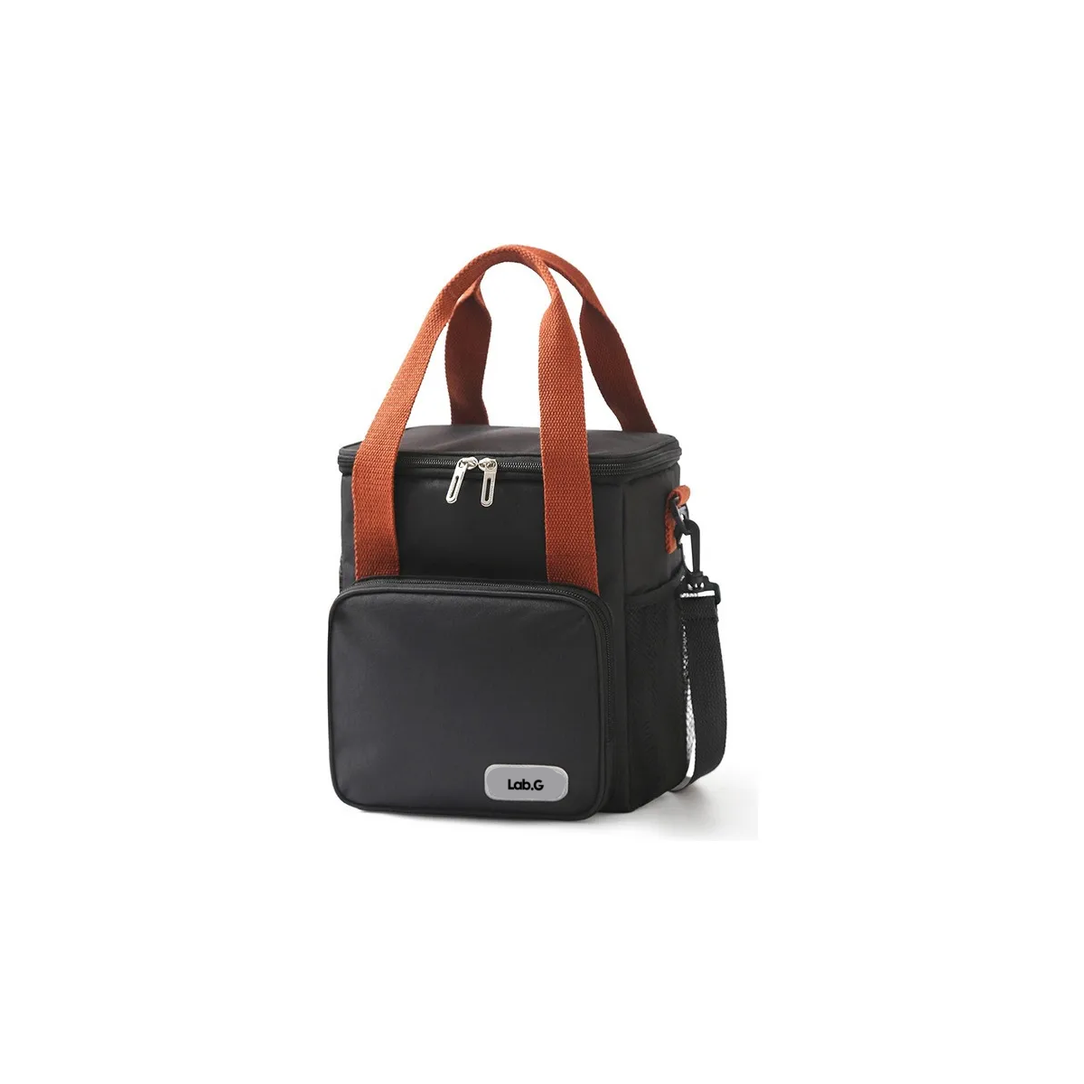 Foto 1 | Lonchera Escolar  Oficina Térmica De Gran Capacidad Con Correas Marron Lab.g Negro