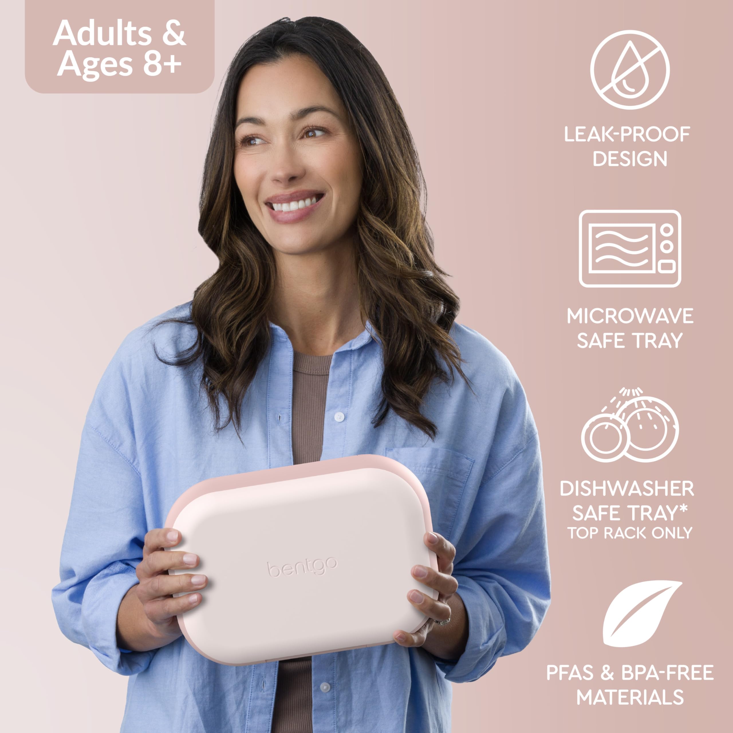 Foto 4 pulgar | Fiambrera Bentgo Chill Max A Prueba De Fugas Xl Con Bolsa De Hielo Rosa - Venta Internacional.