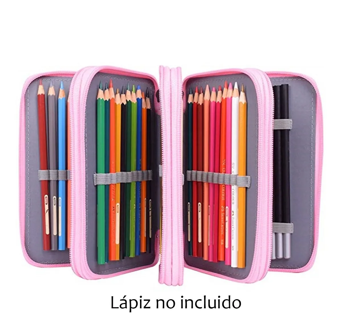 Foto 3 pulgar | Lapicera Organizador de Lápices Colores - color Rosa