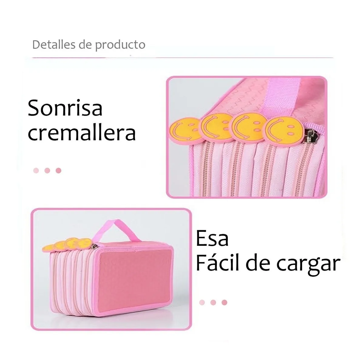 Foto 3 | Lapicera Organizador de Lápices Colores - color Rosa
