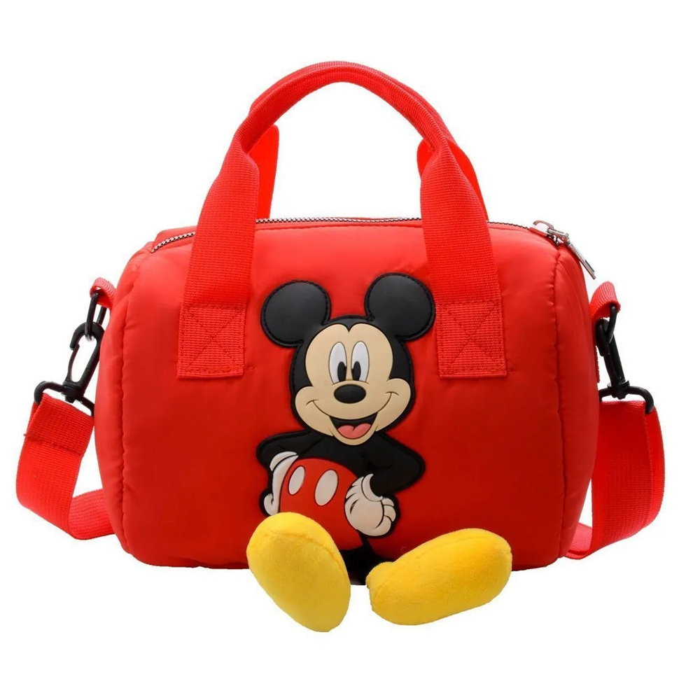 Bolsa de Hombro para Niña Moda Portátil 2 en 1 color Rojo