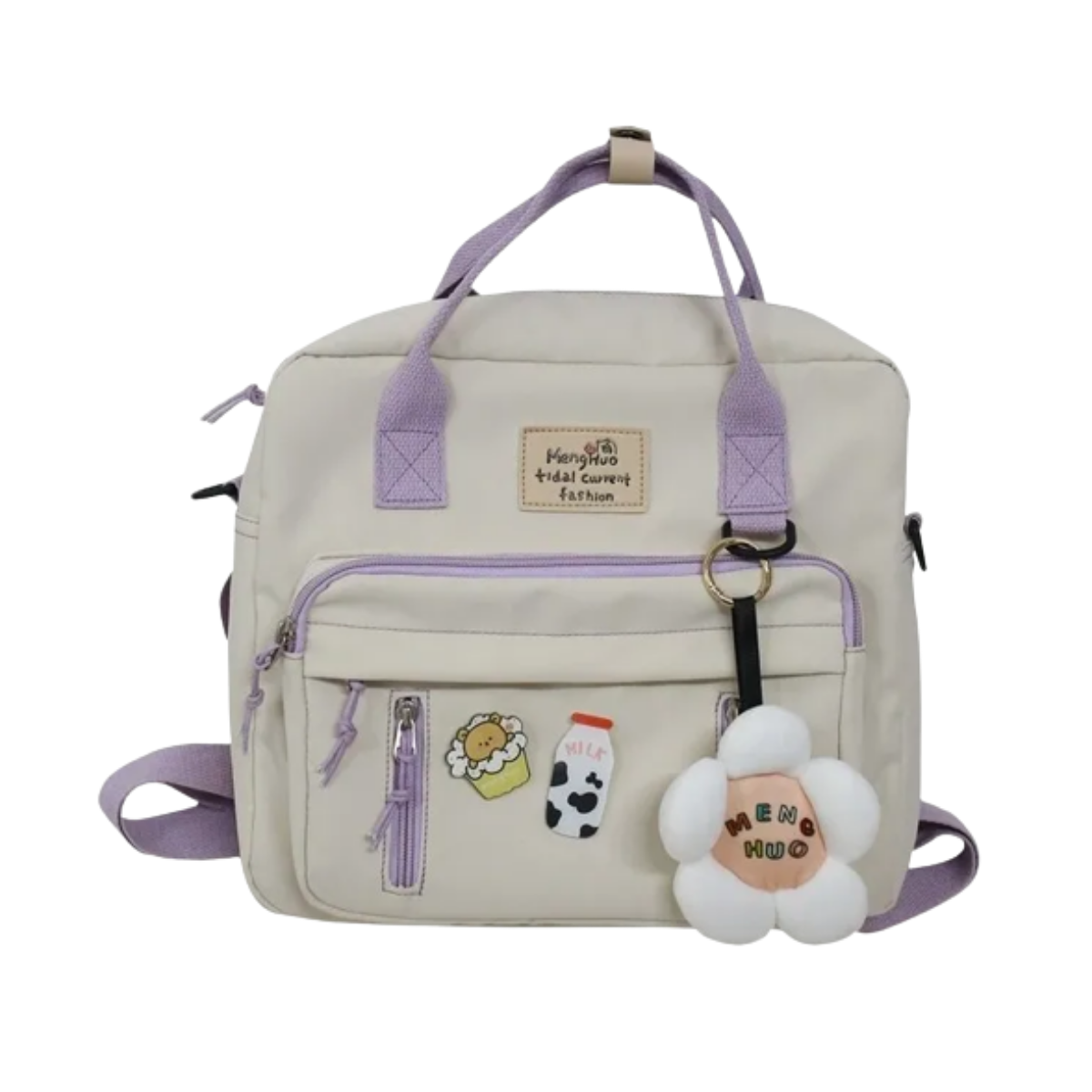 Mochila Multifuncional para Niña color Blanco