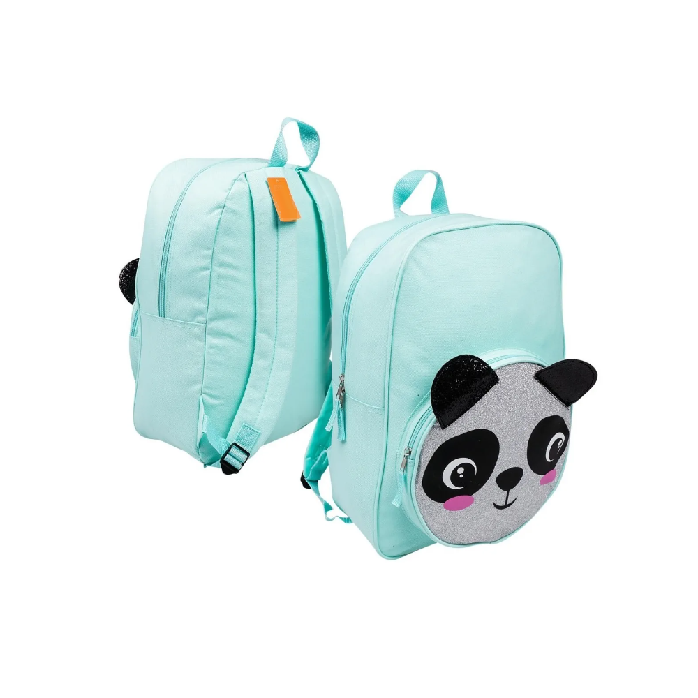 Foto 3 pulgar | Mochila Infantil para Niña color Verde Oso Panda